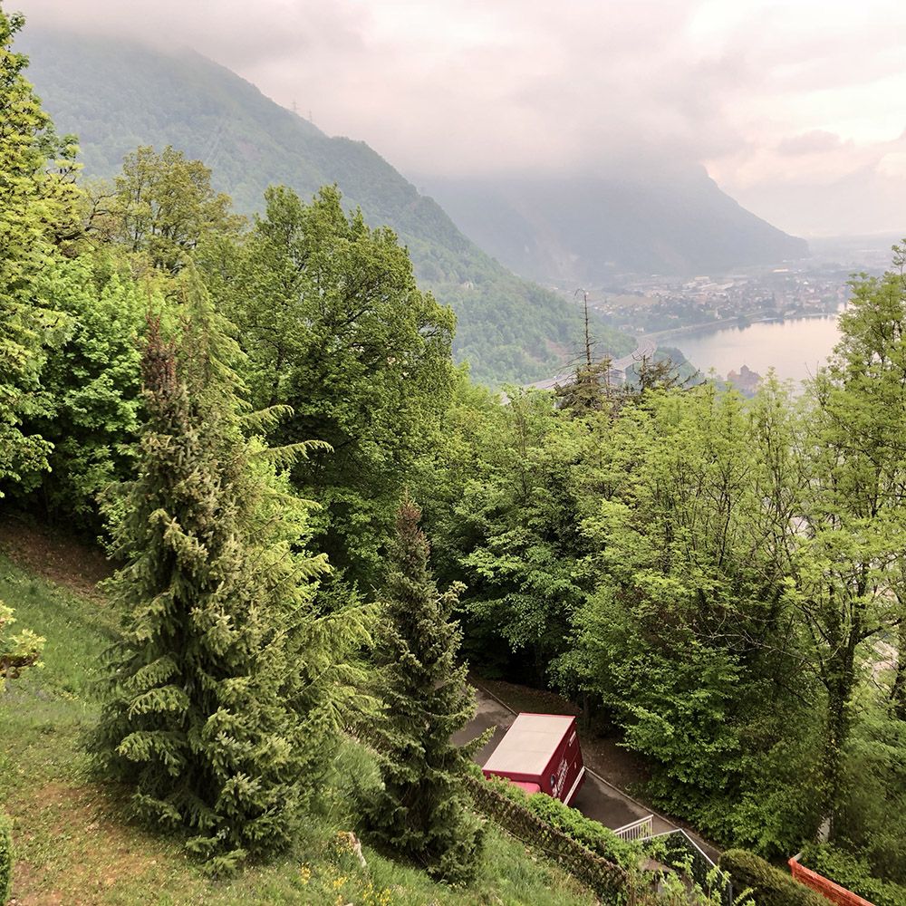 Déménagement particulier à Glion en funiculaire